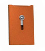 Wagner Swiss Wallet, Anodized Aluminum, Money Clip, Orange