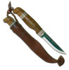 Marttiini Lumberjack Fixed, Carbon Steel, Heat Treated Birch & Reindeer Horn Handle
