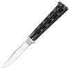 Bear & Son BC114 Butterfly, 5" Closed, SS Plain Blade, Silver Vein Handle