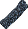 Parachute Cord Lightning. (Medium and dark blue, and gray).