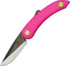 SVORD Mini Peasant Knife, Pink Polypropylene Handle