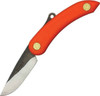 SVORD Mini Peasant Knife, Orange Polypropylene Handle