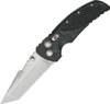 Hogue EX-01 Medium Tactical (HO34169) 3.5" CPM-154CM Stonewashed Tanto Plain Blade, Black G-Mascus G-10 Handle