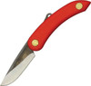 SVORD Mini Peasant Knife, Red Polypropylene Handle
