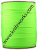 Parachute Cord Neon Green. Nylon construction. 1000 ft. length