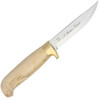 Marttiini Hunting Knife, 9" Overall,Curly Birch Handle