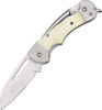 Myerchin Generation 2 Captain - Classic Series, 3 1/4 in Plain Edge, White Smooth Bone