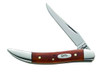 Case 28703 Small Texas Toothpick, Smooth Chestnut Bone Handle (610096 SS)