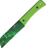 Bear OPS BC37005 Bear Tac II, 5.5' 1095 High Carbon SS Plain Blade, Neon Green G-10 Handle