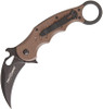 FOX Knives Folding Karambit - Dark Earth G-10 (3.2" Bohler N690) FOX479E