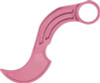 Krudo SNAG Trainer 3" unsharpened blade, Polymer Construction, Pink