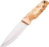 EKA Nordic W11, 4 3/8" 12C27 Stainless Drop Point Blade, Curly Birch Handle