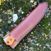 ESEE Ashley Game Knife Leather Sheath Detail View