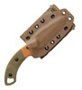 TOPS Knives Viking Tactics Crusader Tan/Green Micarta (3.6" Acid Rain)  VTAC-02