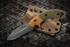 TOPS Knives Viking Tactics Crusader Tan/Green Micarta (3.6" Acid Rain)  VTAC-02