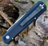 ProTech 921-Satin Godfather, 4" 154-CM Satin Blade, Black 6061-T6 Aluminum Handle