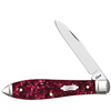 Case Teardrop CA23182, 3 5/8" Spear Blade, Burgundy Kirinite Handle