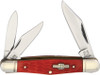 Rough Ryder RR282 Whittler Red Bone, Stainless Steel, Jigged Bone Handle