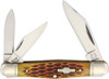 Rough Ryder RR106 Whittler Amber Bone, Stainless Steel, Jigged Bone Handle