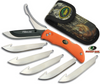 Outdoor Edge Razor Pro Orange, OERO20, 3 1/2" Blade, Orange Rubberized TPR Handle