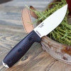 ESEE-3 3D Handle Fixed Blade Knife (ESEE-3PMDT-004) 3.88" Desert Tan 1095 Drop Point Blade, Blood and Black G10 3D Handle