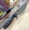 ESEE-3 3D Handle 3PMDE-005 1095 Dark Earth Drop Point Blade Open Detail View