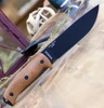 ESEE-6 3D Handle 6PB-011 1095 Black Drop Point Blade Open Detail View