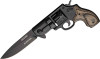 Tac Force Speedster ".38 Special" Revolver, 440 Stainless, Black Finish Aluminum Handles