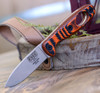 ESEE-Xancudo Fixed Blade Knife (ESEE-XAN1-006)- 3.0" Stonewashed S35VN Spear Point Blade, Orange and Blade G-10 3D Handle