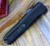 Benchmade Phaeton 4600DLC, 3.45" CPM S30V Black Plain Blade, Black Aluminum Handle