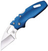 Cold Steel Mini Tuff Lite Blue CS20MTB, 2" 4034SS Plain Blade, Blue Griv-Ex Handle