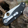 Spyderco Tenacious Lightweight C122PSBK, 3.39" 8Cr13MoV Part Serrated Blade, Black FRN Handle