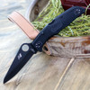 Spyderco Pacific Salt 2 C91PBBK2, 3.78" H1 Steel Black Plain Blade, Black FRN Handle