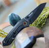 CRKT Overland (CR6280) 3" 8Cr13MoV Blackwashed Wharncliffe Plain Blade, OD Green G-10 Handle with Black Stonewashed 2Cr13 Back Handle
