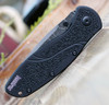 Kershaw 1670BLKDAM Blur highlighting the black aluminum handle and textured Trac-Tec grip inserts.