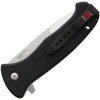 Al Mar S.E.R.E. 2020 G Linerlock A/O AMK2203 - 3.6" D2 Satin Combo Blade, Black G-10 Handle