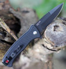 Al Mar Mini S.E.R.E. 2020 Night Linerlock A/O 2205, 3" D2 Matte Black Titanium Combo Blade, G-10 Handle