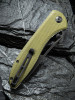 CIVIVI Picaro Folding Knife (C916A)- 3.94" Blackwashed D2 Drop Point Blade, OD Green G-10 Handles