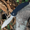 CIVIVI Vexer Folding Knife (C915C)- 3.96" Satin D2 Spearpoint Blade, Black G-10 Handles