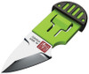 Al Mar 1.3" Stinger Keychain AMK1001BKG - 1.3 Satin D2 Plain Blade, Green Polymer Handle