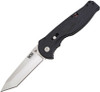 SOG FSAT8CP Flash Point II Piston Lock Folder, 3.5" AUS-8 Satin Tanto Plain Blade, Black GRN Handle