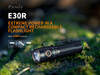 Fenix E30R Rechargeable EDC Flashlight, 1600 Lumens