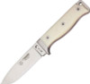Cudeman MT5 Survival Knife, N695 Bohler Steel, White Micarta Handle