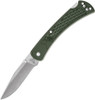 Buck 112 Slim Ranger Select Lock Back BU112ODS2, 3" 420HC Plain Blade, O.D. Green Nylon Handle
