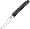 Boker Plus Urban Trapper (01BO786) 3.5" VG-10 Satin Clip Point Plain Blade, Black G-10 Handle