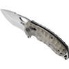 SOG Kiku XR Folding Knife 3.03" CTS XHP Satin Blade,  Natural Linen Micarta Handles