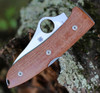 Spyderco SpyOpera C255CMP, 2.88" M390 Satin Plain Blade, Brown Micarta Canvas Handle