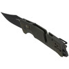 SOG 11120357 Trident MK3 AT-XR 3.75" D2 Black Plain Edge, Olive Drab GRN Handles