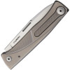 LionSteel Thrill Slip Joint - Gray Ti (3.2" Satin M390) TL-GY