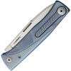 LionSteel Thrill Slip Joint - Blue Ti (3.2" Satin M390) TL BL